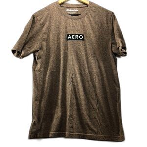 Aeropostale Tshirt Mens Large Heathered Orange Aero logo